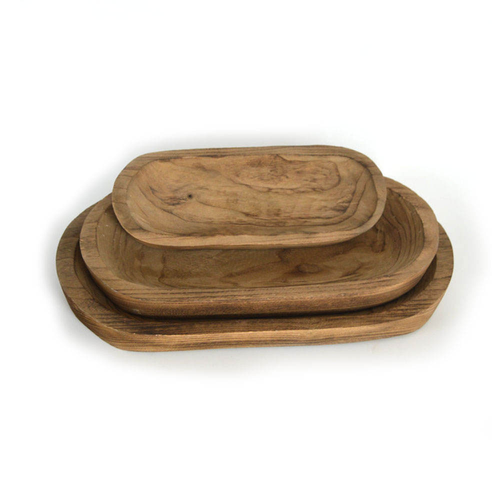 wooden dough bowls wholesale/rustic wood candle tray/coffee table wooden tray wood serving tray