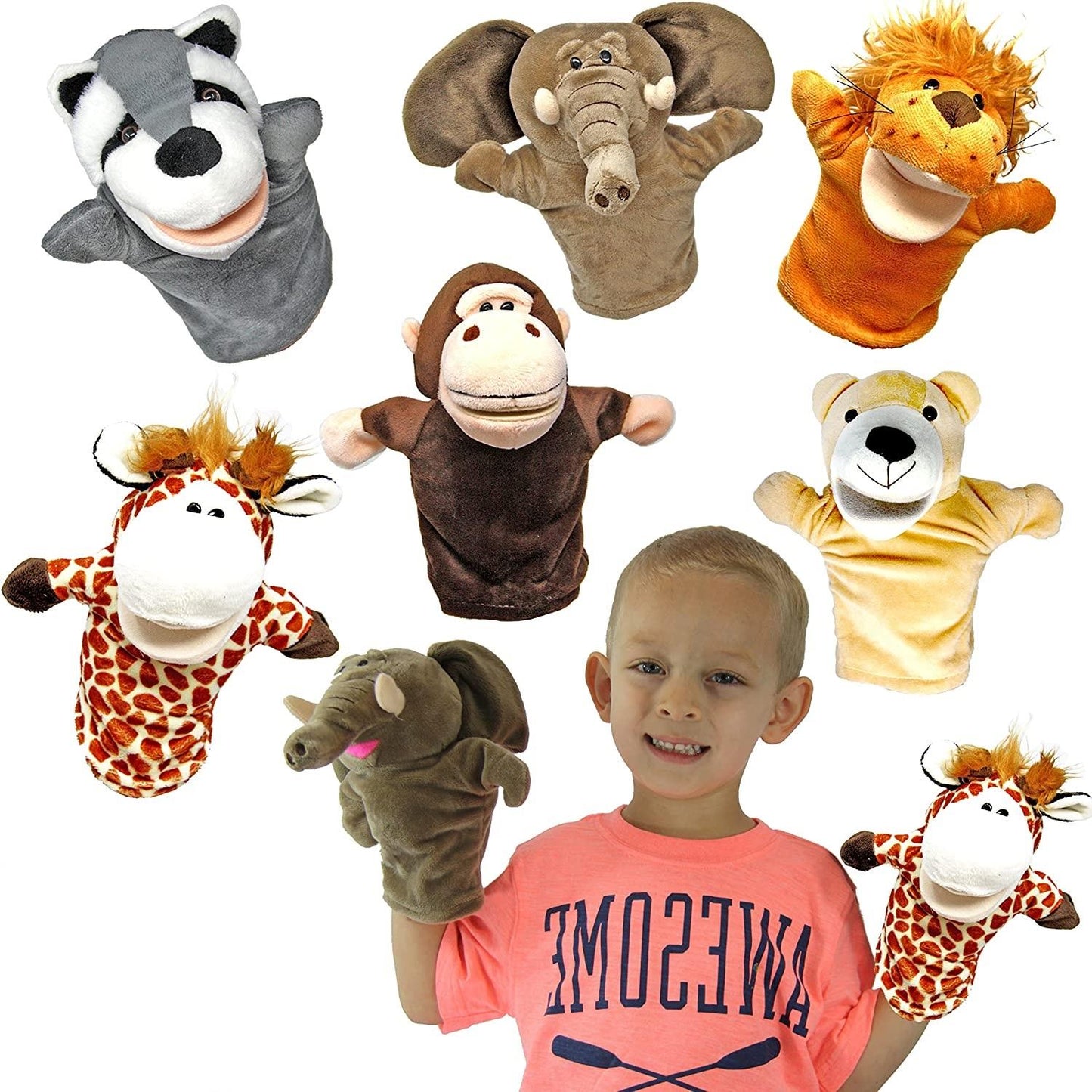 4 Monkey Hand puppet