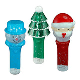 Christmas Santa Claus Glowing Wand Spinning Stick Snowman Santa Christmas Tree Light Up Toys