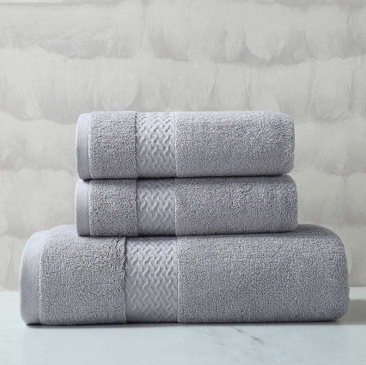 100% Egyptian Cotton Bath towel 70x140cm  - grey