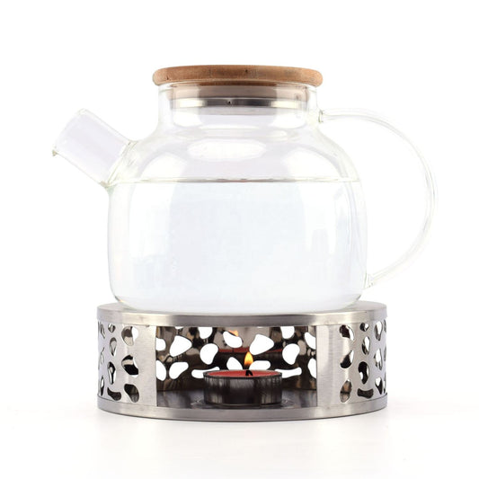 Silver Color Stainless Steel Teapot Warmer