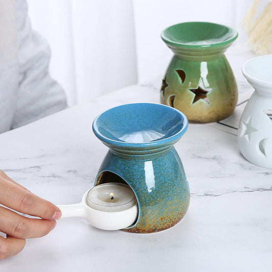 Ceramic Oil Burner Star Moon Oil Burners