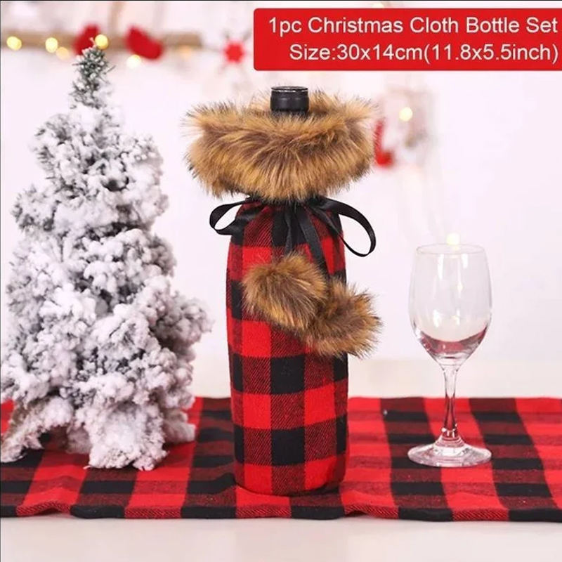 Christmas Wine Bottle Cover