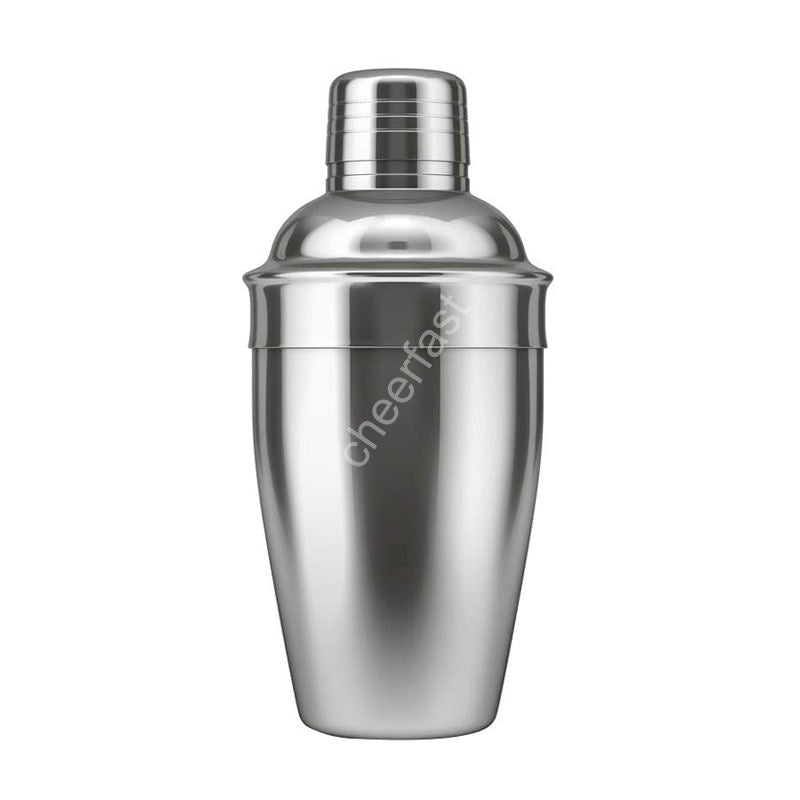 Elegant Matt Rose Gold 550ml Cocktail Shaker - Premium 304 Stainless Steel, Durable & Sustainable Bar Tool