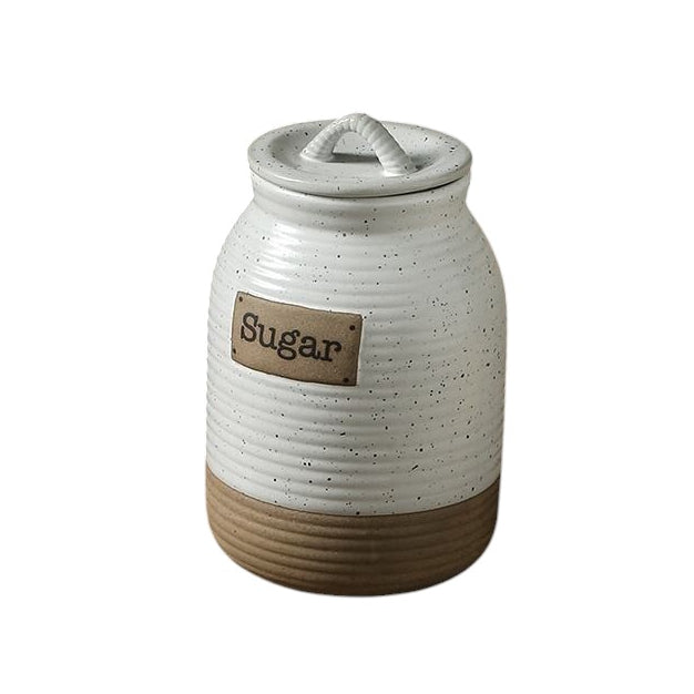 Earthen Elegance Ceramic Sugar Canister - 1052ml