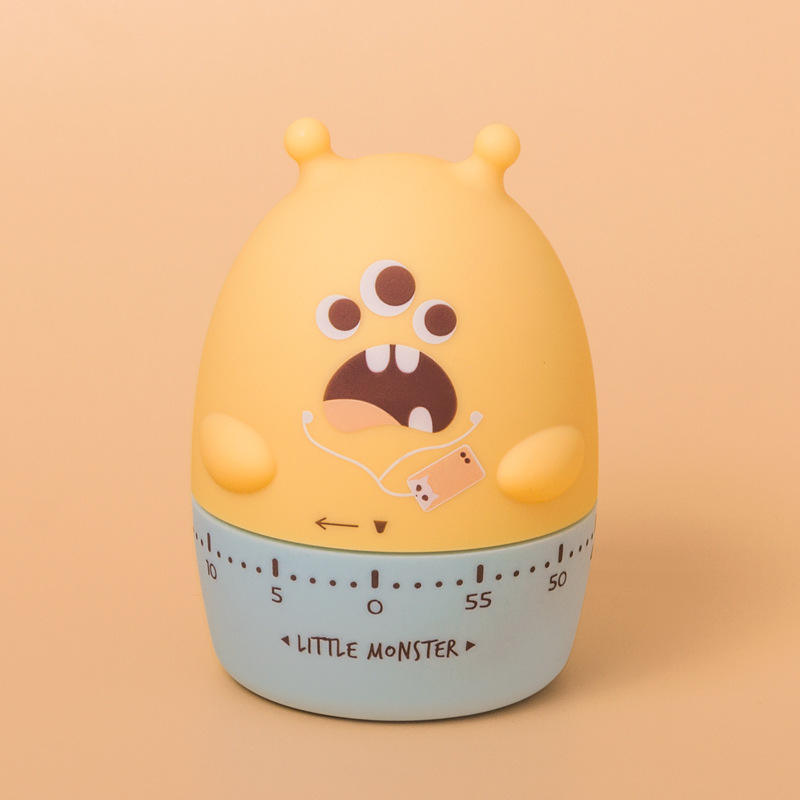 Kitchen timer baking alarm clock cartoon cute time manager reminder mechanical countdown timer