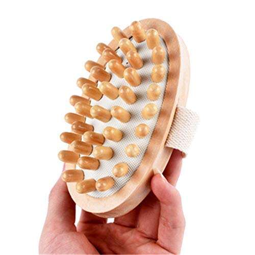 Natural Wood Body Brush Wood Ball Body Bath Massager