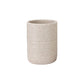 Earthly EleganceSandstone resin toothbrush holder beige