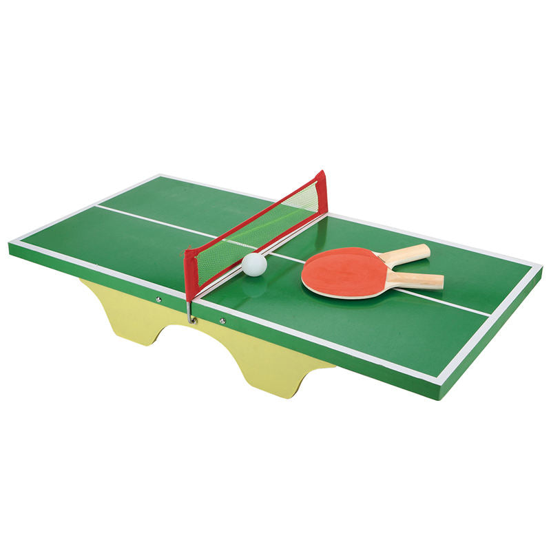 Portable Tabletop Tennis Set - Fun Mini Game for Kids and Adults