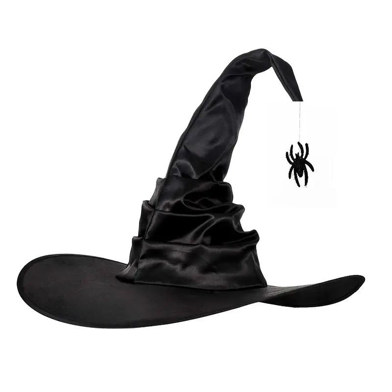 Moon Star Black Halloween Hat