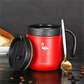 350ml Sustainable Coffee Companion Re-usable coffee mugs Red