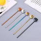 Sip Straw gold changing straw gold drinking straw spoon