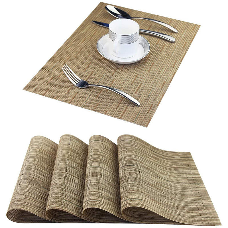 PVC material woven placemats