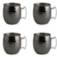 Moscow Mule Barrell Copper Plated Cups Black 500ml