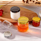 40ml Round Clear Empty Bird's Nest Jam Spice Jelly Bottle Mini Caviar Honey Glass Jars