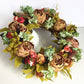 Chrysanthemum pumpkin Berry Maple Leaf Wreath?43CM