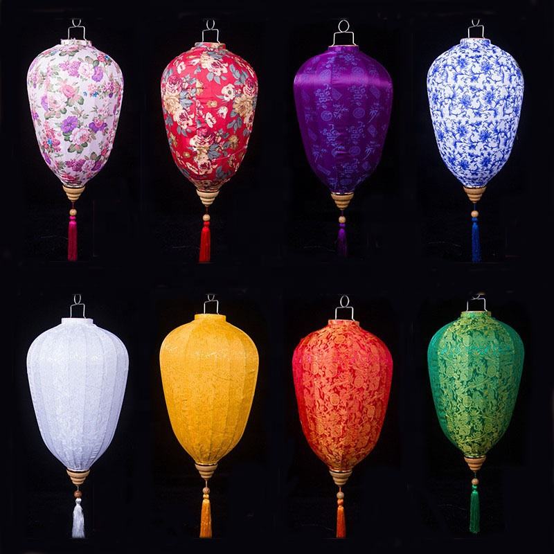 40cm,purple Diamond Silk Lantern