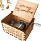 To My Daughter Wooden music box 65*51*42mm