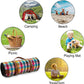 Jacob Multi-Color Picnic Blanket 200x200cm - Large Waterproof Outdoor Blanket for Beach, Camping, Park, and Family Picnics - Foldable and Easy to Carry with Built-In Handle