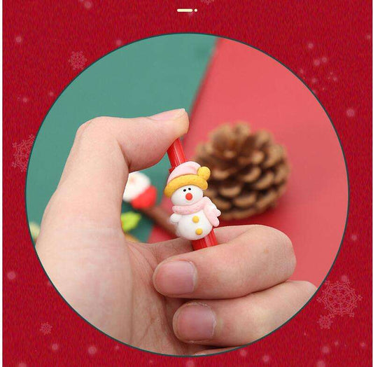 Display box packing retractable cartoon Xmas gel pen