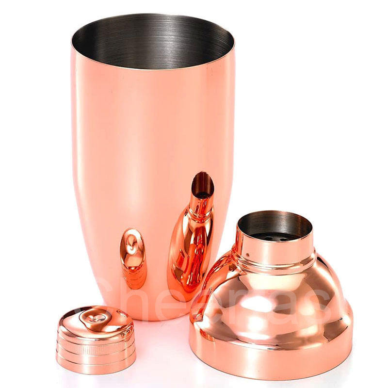 Matt Rosegold 550ml Cocktail Shaker