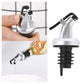 Silver oil & wine pourer