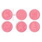 Set of 6 Silicone Cookie Stamps - Sustainable, Lightweight, Silicone Rubber Stamp Set