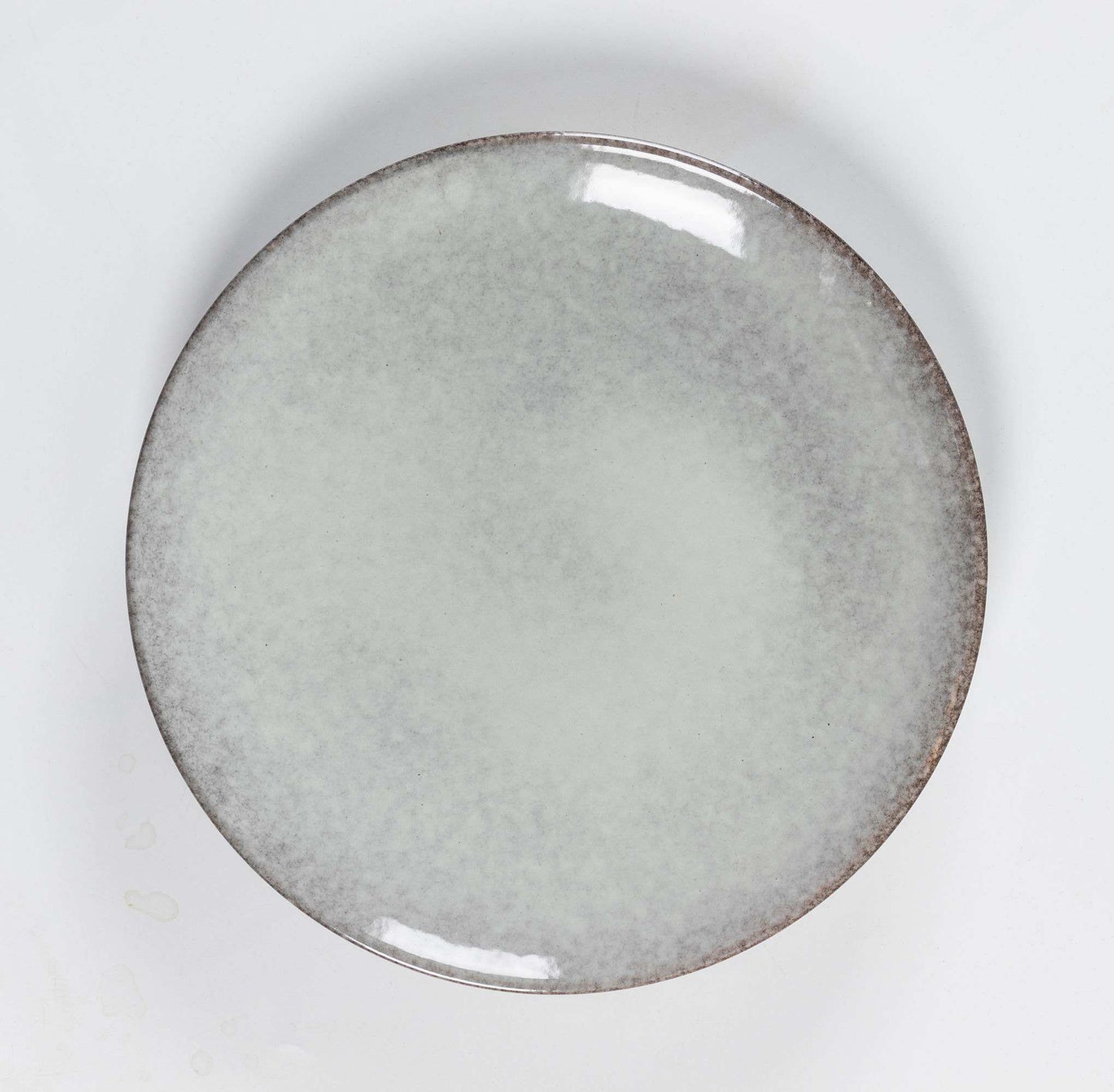 Simply Grey Ceramic Dinner Plate and Bowl Set of 4, Sustainable and Stocked, AB Grade Round Dinnerware for Home, Desk, Hotel, and Restaurant Use, 30x30x13 cm Package, 3 kg Total Weight