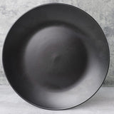 10"dinner plate black Ethnic