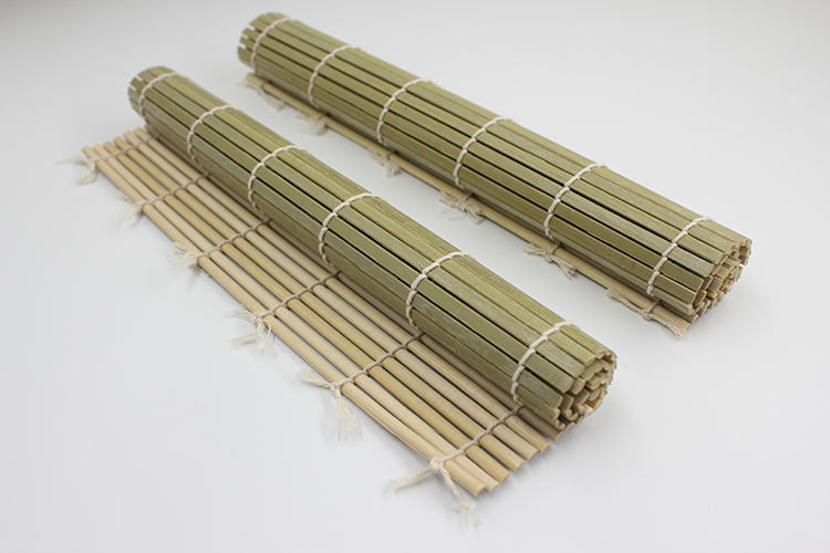 New Popular Healthy Sushi Roll Food-grade Bamboo Sushi Rolling Mat Custom Size Sushi Roll Making Kit for Home