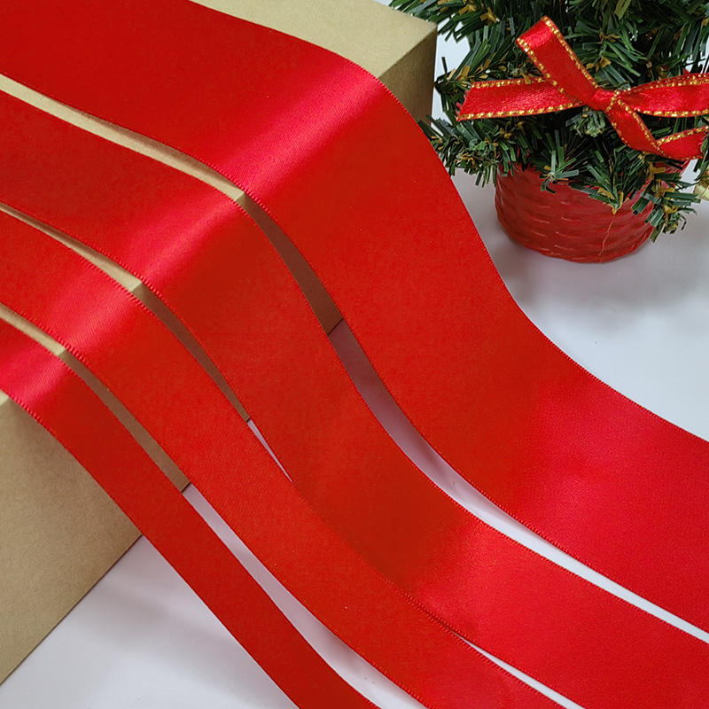 25mm Red Satin Ribbon