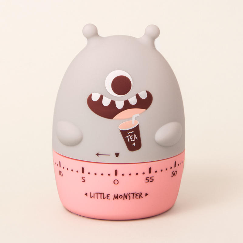 Kitchen timer baking alarm clock cartoon cute time manager reminder mechanical countdown timer