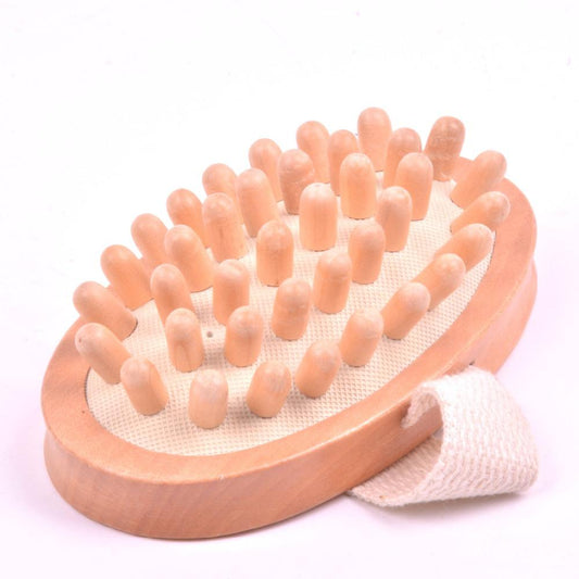 Natural Wood Body Brush Wood Ball Body Bath Massager