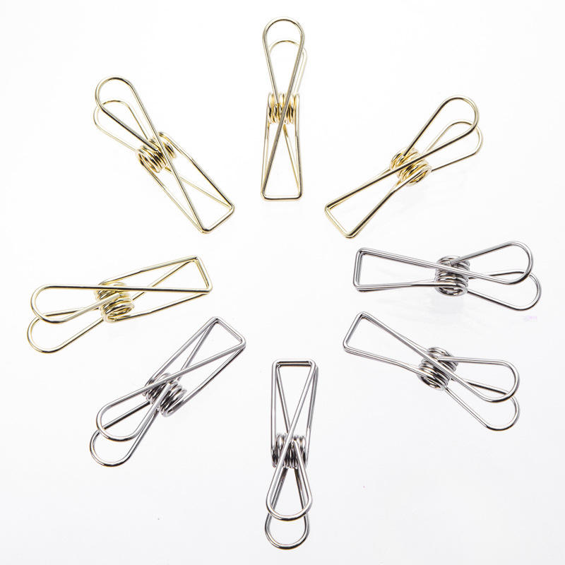 Clothes Pegs, Stainless Steel Laundry Hanging Clothesline Clips for Clothes