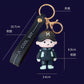 Soft rubber Luminous cool boy fashion keychain with pvc chain