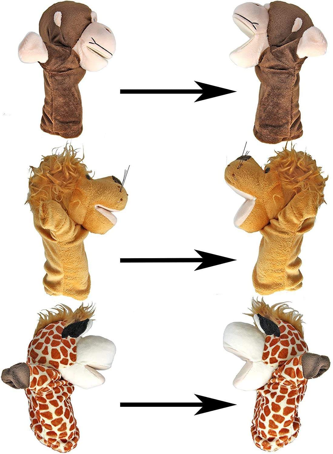 4 Monkey Hand puppet