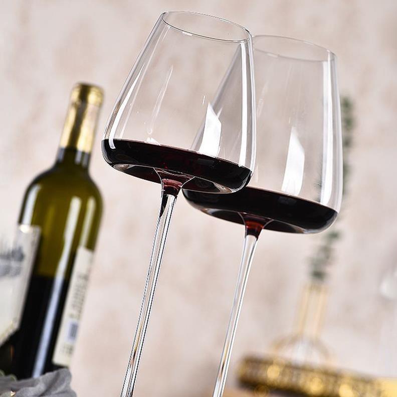 520ml Lead Free Crystal Dimple Wine Glass