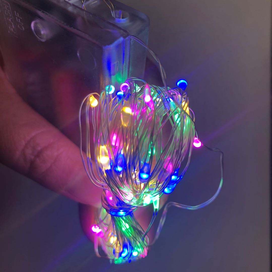 3AA battery operated  mini Leds copper wire light