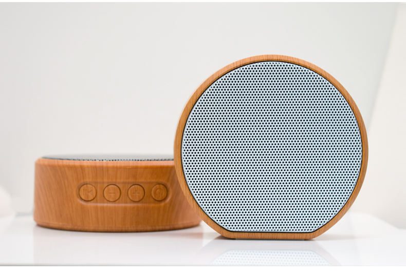 3W Portable Bamboo Bluetooth Small Speaker | Eco-Friendly Wooden Design | Wireless Audio for Mobile Phone | Rechargeable Battery | Compact and Lightweight | High-Quality Sound | Perfect for Travel