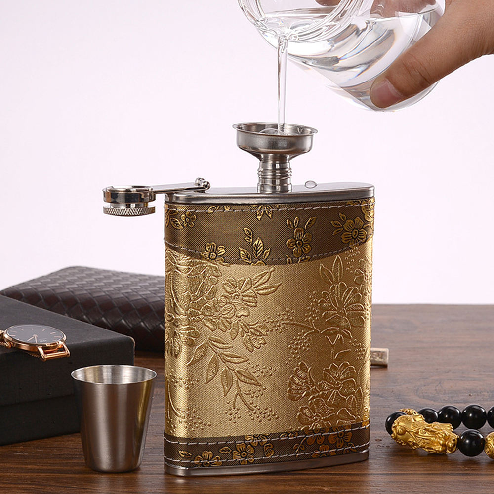 Flask & Double Jigger Gift Set