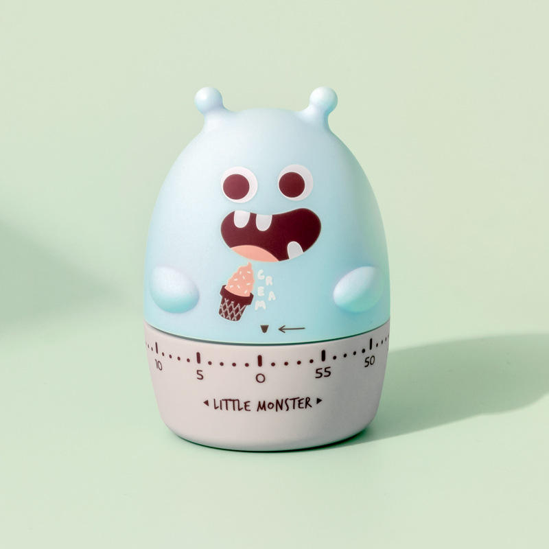 Kitchen timer baking alarm clock cartoon cute time manager reminder mechanical countdown timer