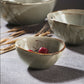 Japandi grey china Eco friendly dinnerware ceramic porcelain 7 Inch soup bowl