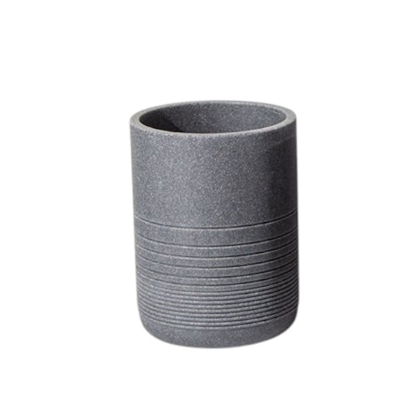 Modern Slate sandstone resin toothbrush holder grey