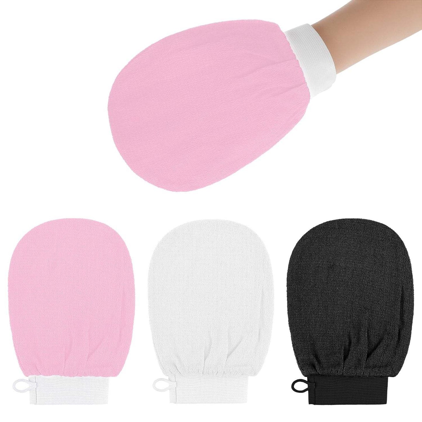 Exfoliating Body Scrubber Glove Mitt Shower Bath Gloves Dead Skin Remover