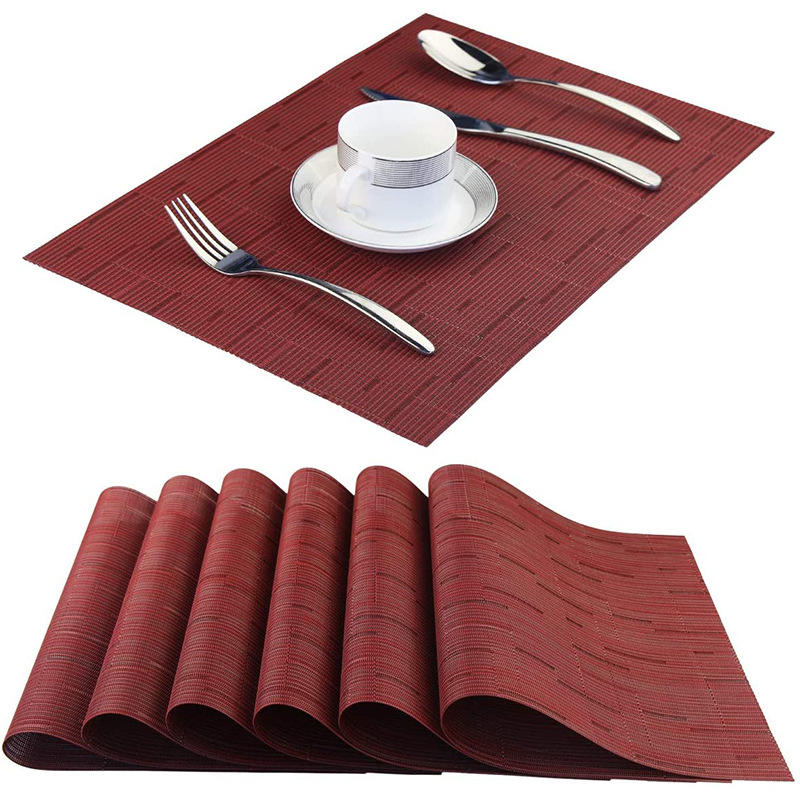 PVC material woven placemats