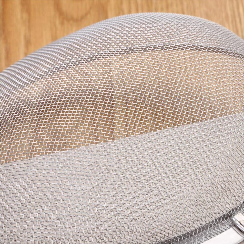 Practical Kitchen Stainless Steel Colander Flour Sifter Fine Mesh Strainer Sieve with Handle