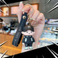 Soft rubber Luminous cool boy fashion keychain with pvc chain