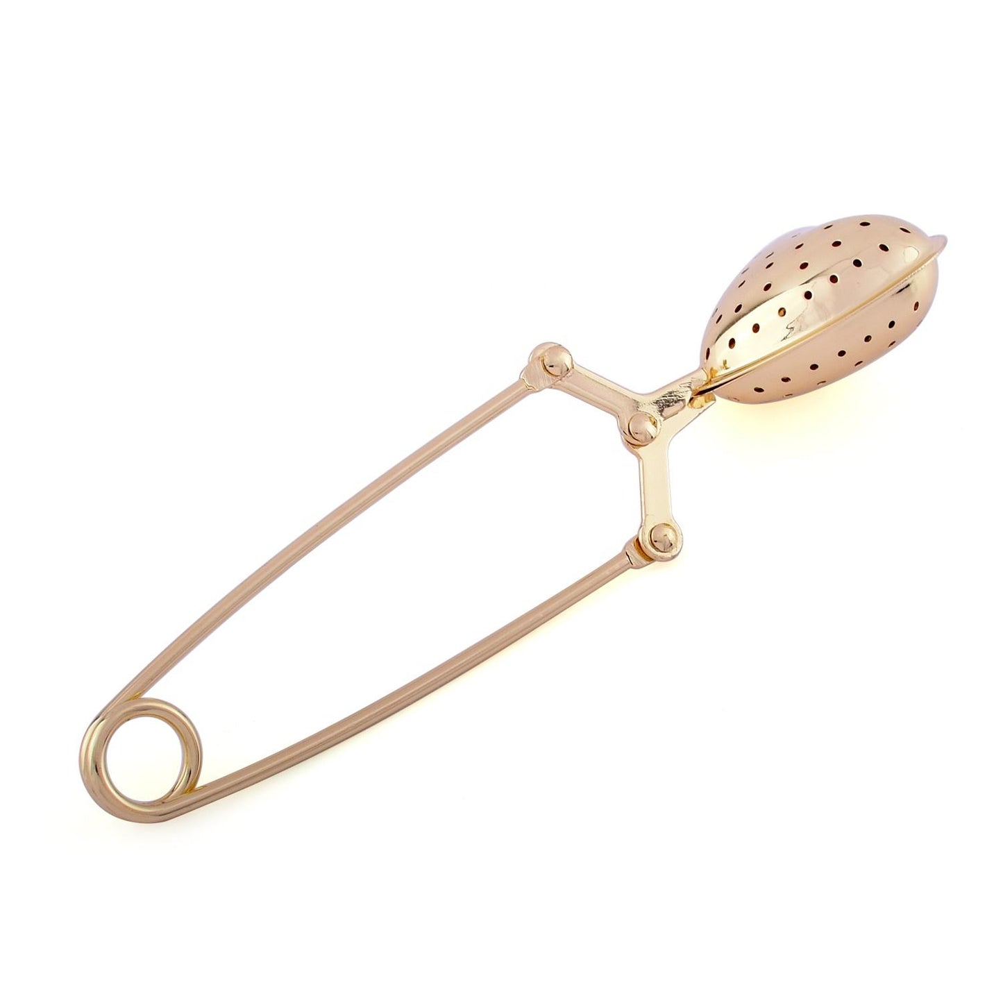 High Quality Stainless Steel Gold Heart Tea Infuser for Loose Leaf Tea