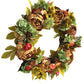 Chrysanthemum pumpkin Berry Maple Leaf Wreath?43CM