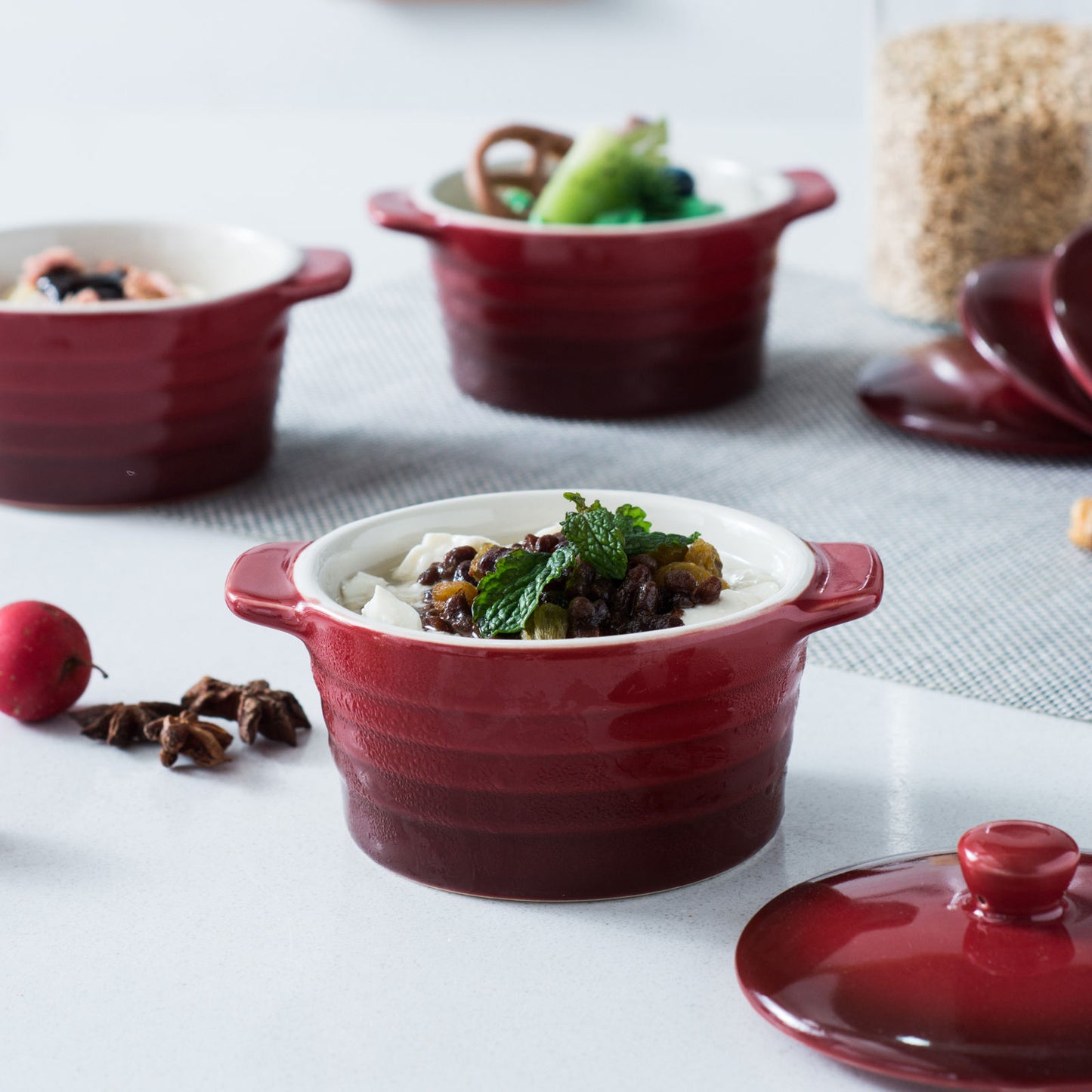 Mini casserole Bowl Red